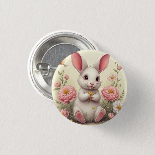 Kaninchen Button (Vorne & Hinten)