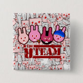 Kaninchen Button (Vorderseite)