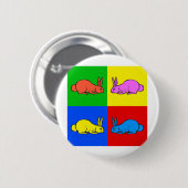 Kaninchen Button (Vorne & Hinten)