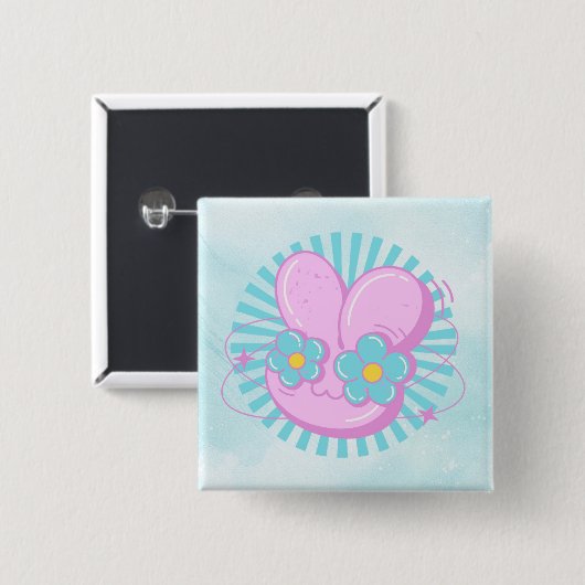 Kaninchen Button (Vorne & Hinten)