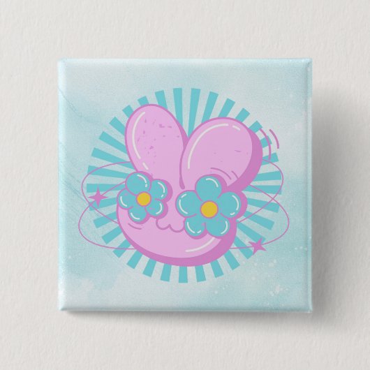 Kaninchen Button (Vorderseite)