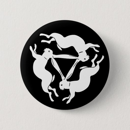 Kaninchen Button (Vorderseite)