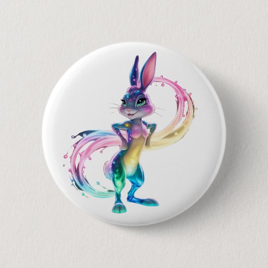 Kaninchen Button (Vorderseite)