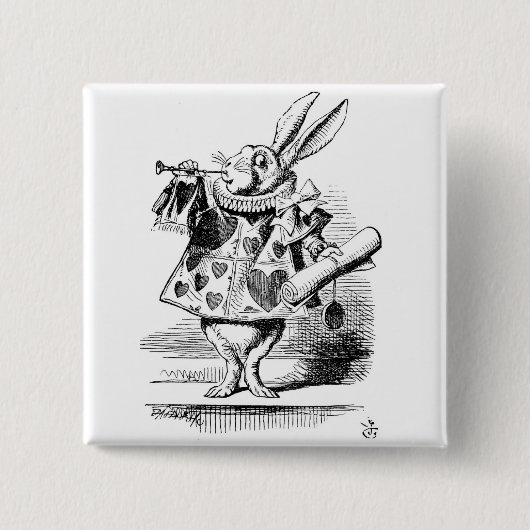Kaninchen-Button Button (Vorderseite)