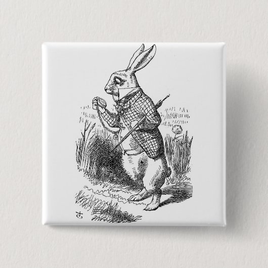 Kaninchen-Button Button (Vorderseite)