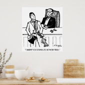 Kaninchen-Cartoon 2647 Poster (Küche)