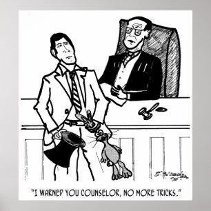 Kaninchen-Cartoon 2647 Poster