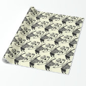 Kaninchen-Cartoon Geschenkpapier (Ungerollt)
