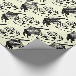 Kaninchen-Cartoon Geschenkpapier