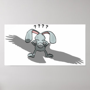 ... Kaninchen-Cartoon Poster