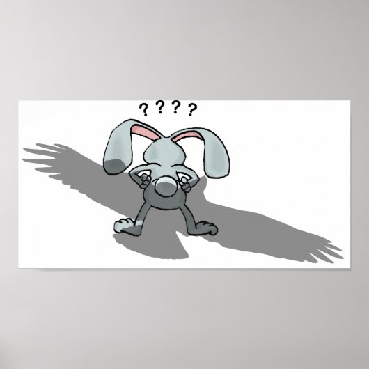 ... Kaninchen-Cartoon Poster (Vorne)