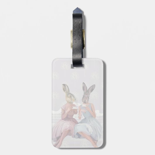Kaninchen-Chat Gepäckanhänger (Rückseite vertikal)
