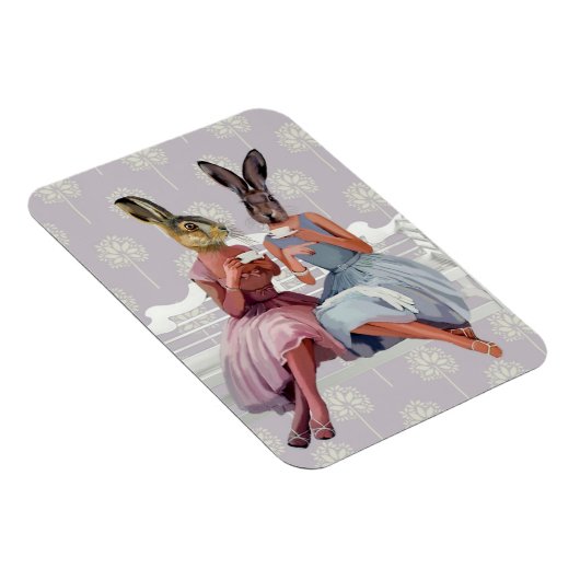 Kaninchen-Chat Magnet (Rechte Seite)