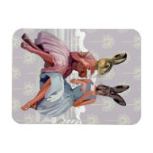 Kaninchen-Chat Magnet (Horizontal)