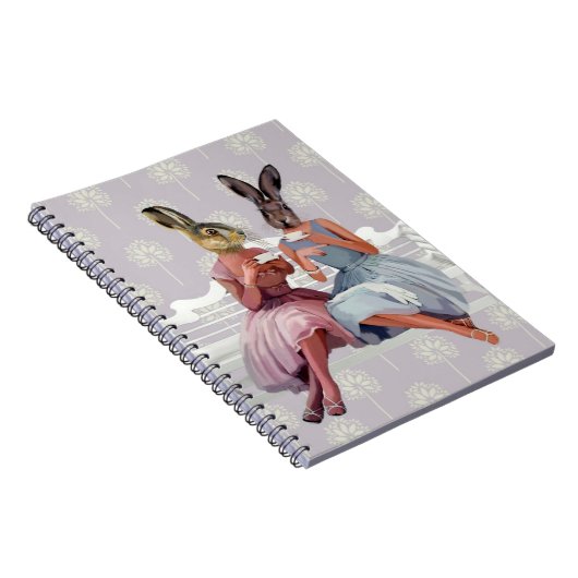 Kaninchen-Chat Notizblock (Rechte Seite)