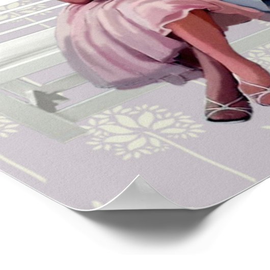 Kaninchen-Chat Poster (Ecke)