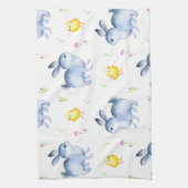 Kaninchen & Chicks Lover Geschenk, glückliches Ost Geschirrtuch (Vertikal)