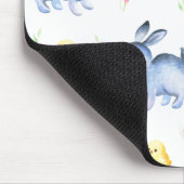 Kaninchen & Chicks Lover Geschenk, glückliches Ost Mousepad (Ecke)