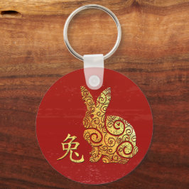 Kaninchen Chinesisches Sternzeichen Horoskop Schlüsselanhänger