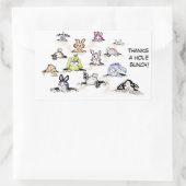 Kaninchen: Danke an einen Hole Bunch Sticker (Tasche)