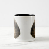 Kaninchen, das Kaninchen betrachtet Zweifarbige Tasse (Mittel)