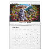 Kaninchen der Welt Kalender (Jan 2027)