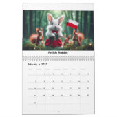 Kaninchen der Welt Kalender (Feb 2027)