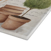 Kaninchen des Vintagen Gartens Schneidebrett (Ecke)