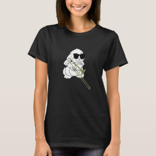 Kaninchen, die eine Sonnenbrille tragen, die Tromb T-Shirt