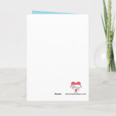 Kaninchen, die über Kaninchenpflege lesen: Dunkelb Karte (Rückseite)