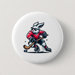 Kaninchen-Eishockey-Hase-Ostertag  Button