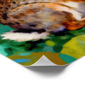 Kaninchen, Elster, Fuchs und „Das Geheimnis des Wa Poster (Ecke)