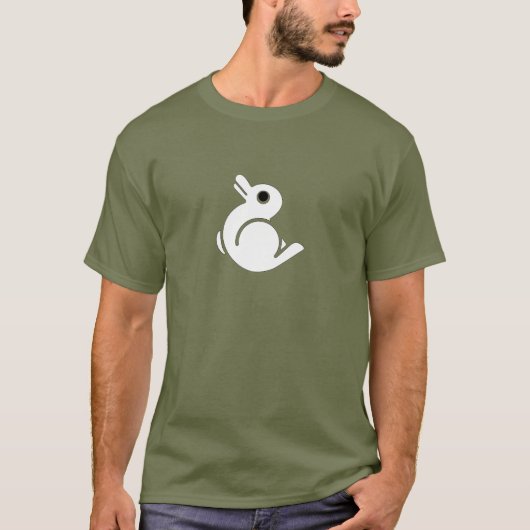 Kaninchen-Enten-Illusion T-Shirt (Vorderseite)