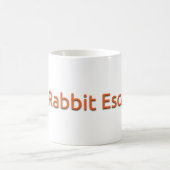 Kaninchen-Entweichen-Tasse (weiß) Kaffeetasse (Mittel)