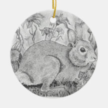 Kaninchen-Erholungen unter Wildblumen