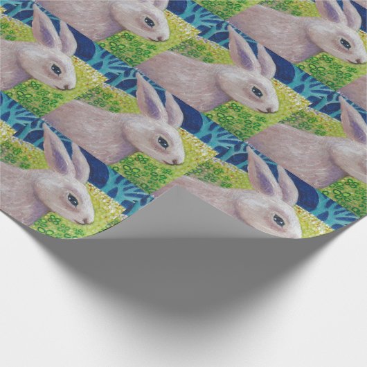 KANINCHEN-ERNSTES PACKPAPIER (Ecke)