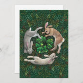 "Kaninchen erstarrt." Flache Karte (Vorne/Hinten)