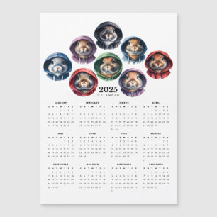 Kaninchen Farbige Hoodies Circuit Magnet Kalender