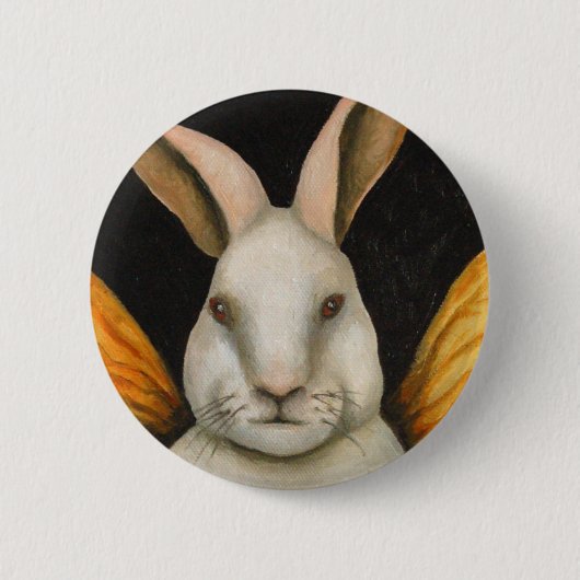 Kaninchen-Fee Button (Vorderseite)