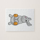 Kaninchen-Fitness Dumbell Puzzle (Horizontal)