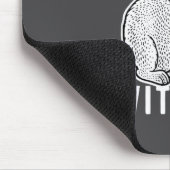 Kaninchen flausch nicht mit mir mousepad (Ecke)