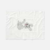 Kaninchen Fleecedecke (Vorderseite (Horizontal))