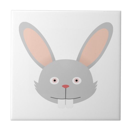 Kaninchen Fliese (Vorderseite)