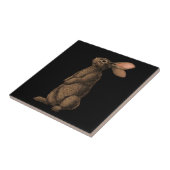 Kaninchen Fliese (Seite)