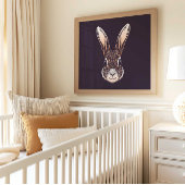 Kaninchen | Forest Animal Rabbit Wall Print Poster