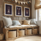 Kaninchen | Forest Animal Rabbit Wall Print Poster