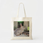 Kaninchen-Foto-Monogramm Tragetasche (Vorne)