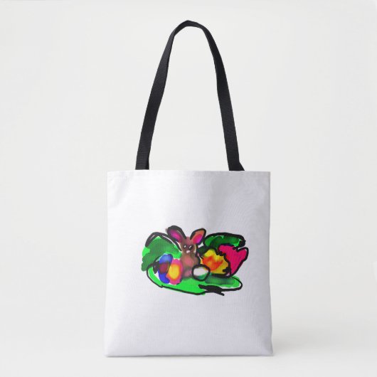 Kaninchen Frühling Liebe Tasche (Vorderseite)