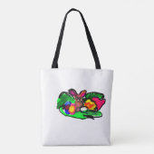 Kaninchen Frühling Liebe Tasche (Rückseite)