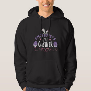 Kaninchen Funny Cashier Osterfest Sonnige Ohren Ra Hoodie